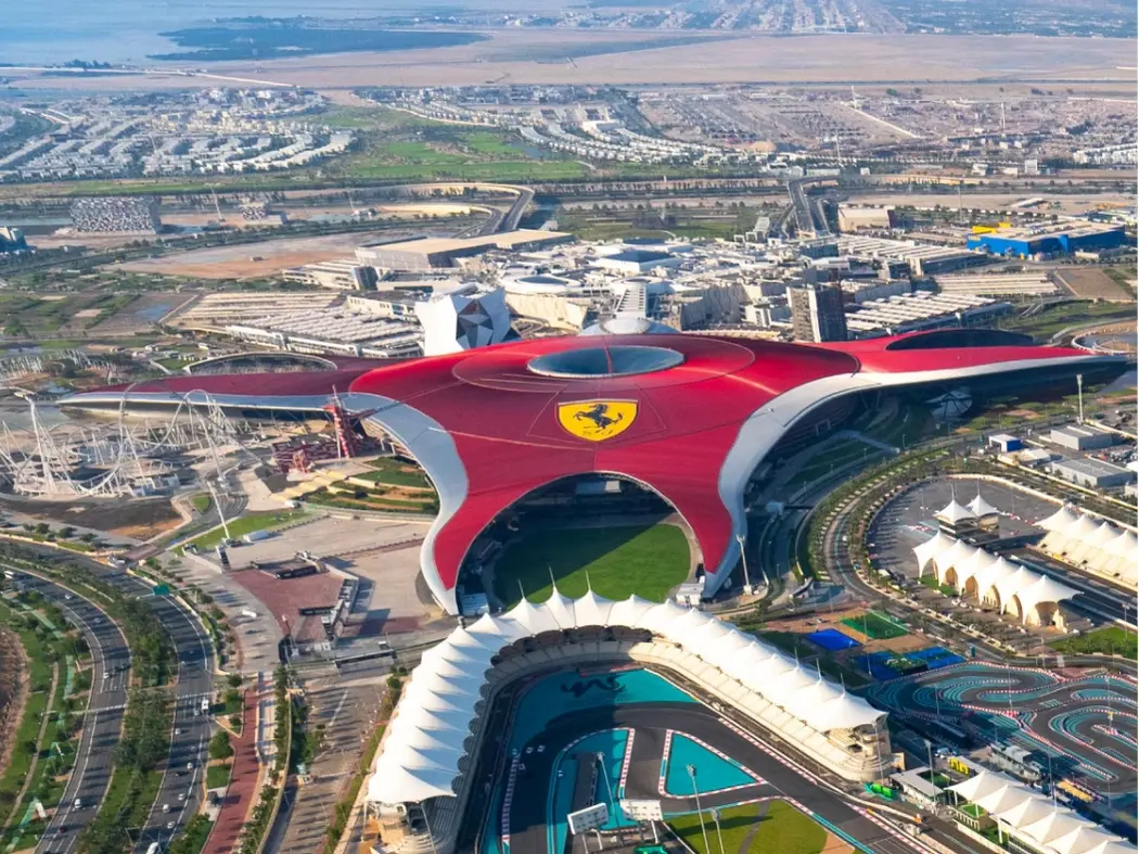 Ferrari World (fastest roller coaster in the world)
