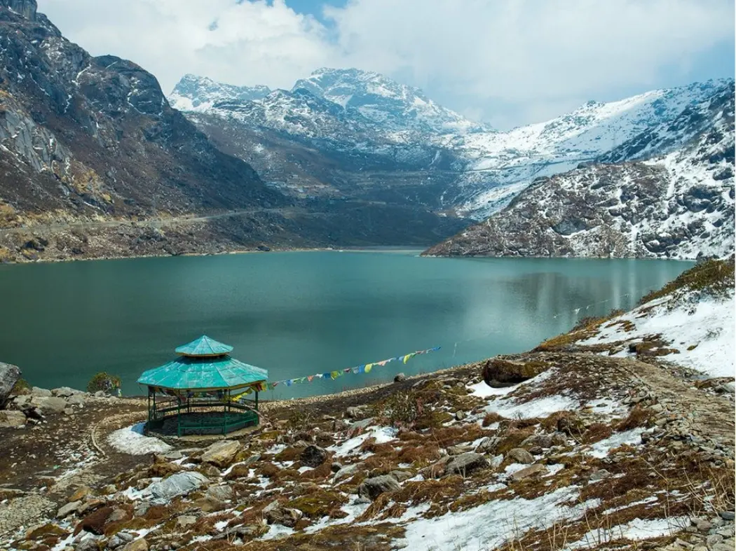 High-altitude Glacier Lake